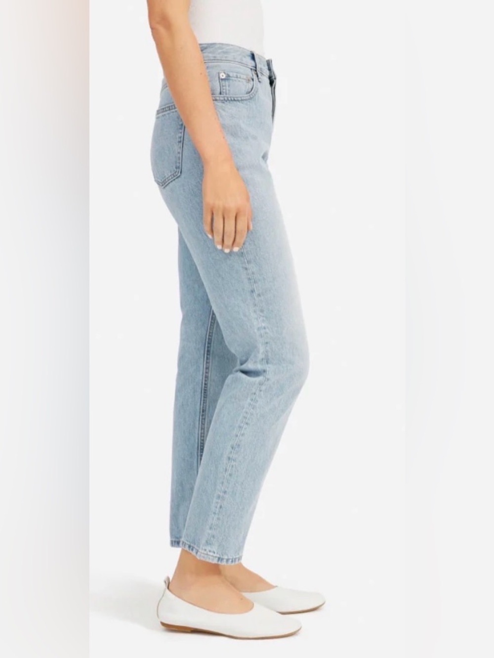 NWT Everlane The 90's Cheeky Jean Light Wash High-Rise Women 29 Ankle - Picture 3 of 9